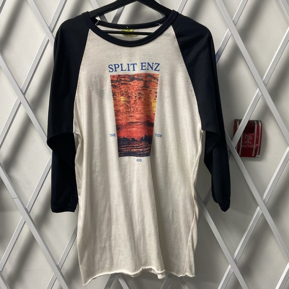 1982 Split Enz Time + Tide Tour Shirt - XL - Picture 2 of 5